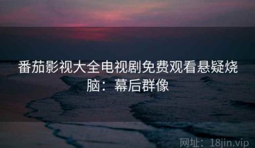 番茄影视大全电视剧免费观看悬疑烧脑：幕后群像