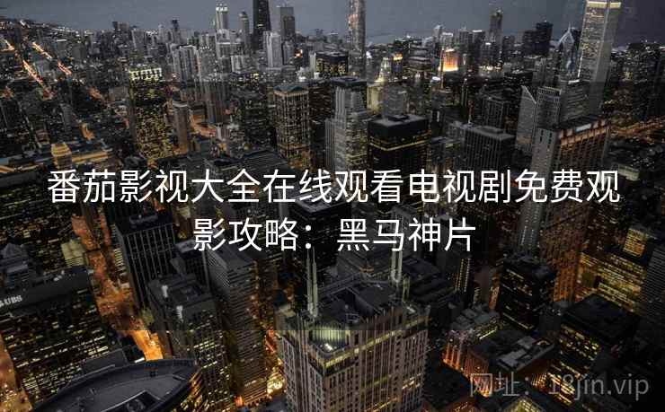 番茄影视大全在线观看电视剧免费观影攻略：黑马神片