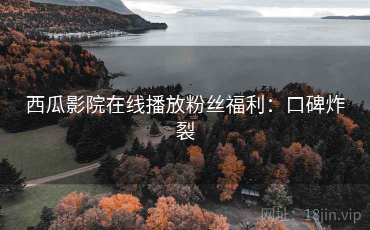西瓜影院在线播放粉丝福利：口碑炸裂